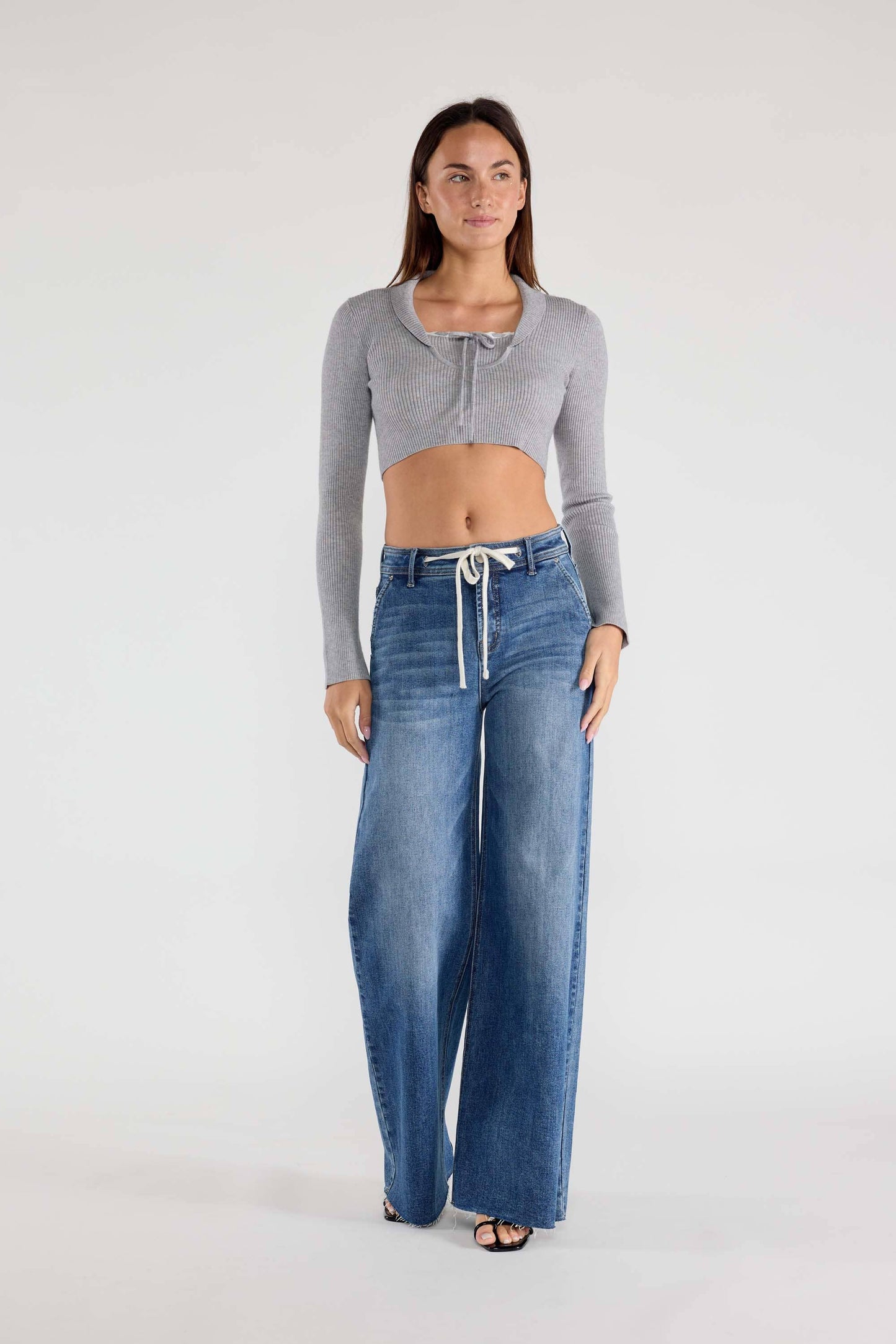 The Sydney Jean: Waist Cinch Tie