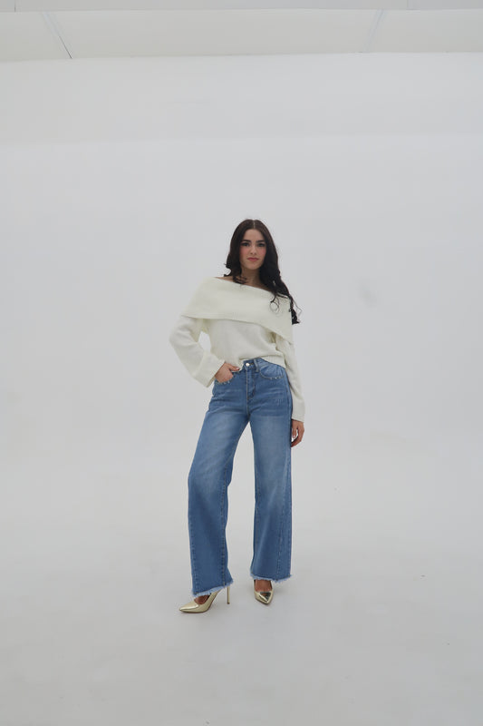The Muse: Off-the Shoulder Sweater