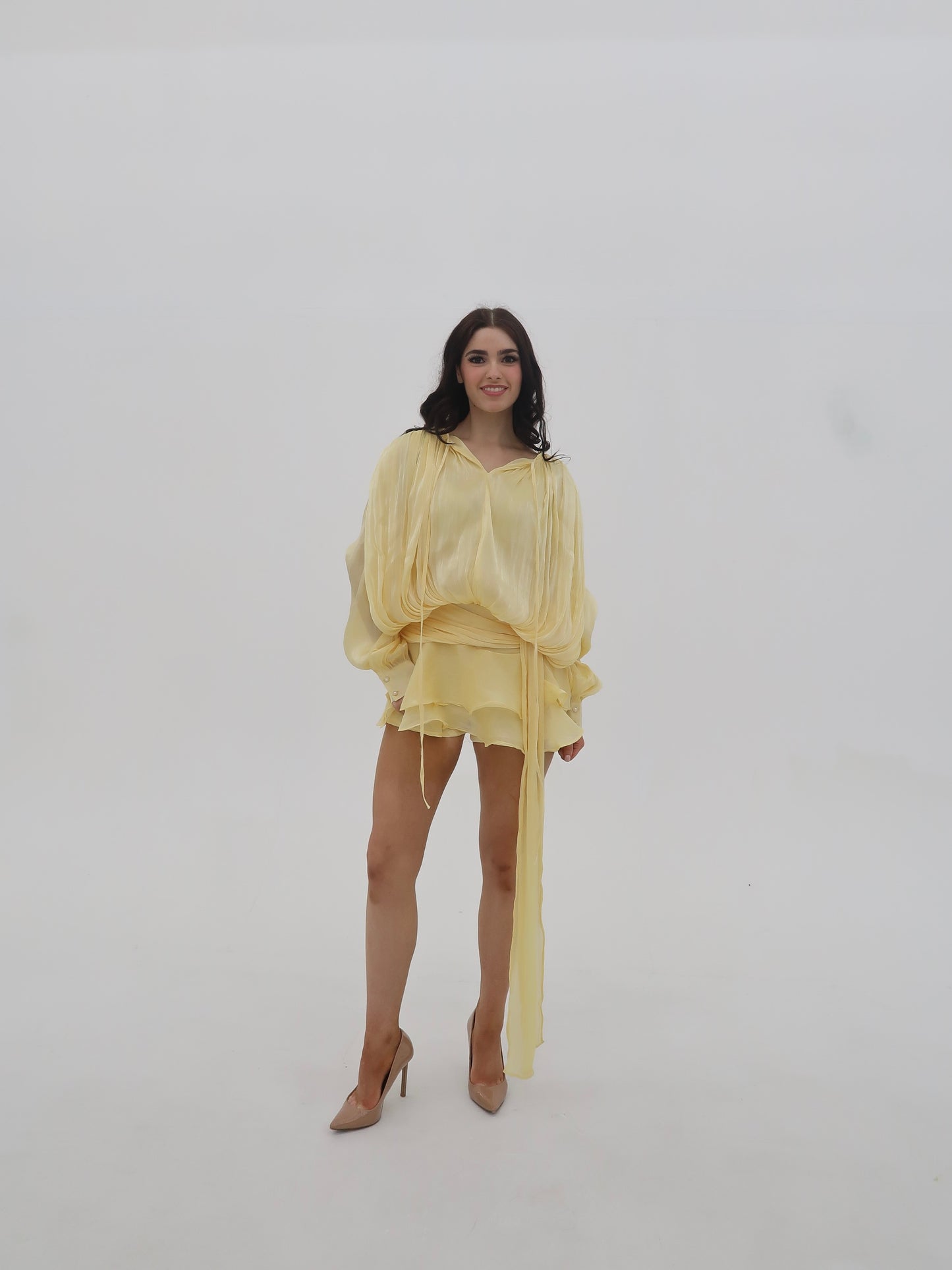 The Vivienne: Blouse & Shorts Set