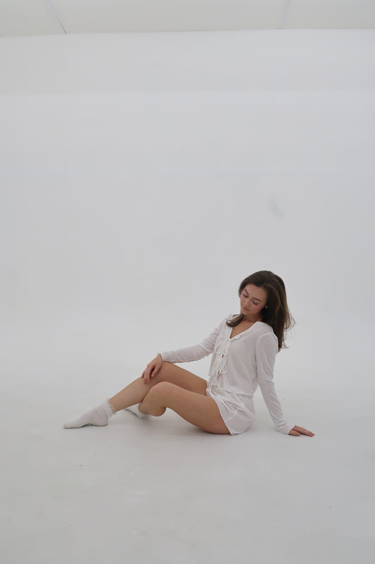 The Sophie: Ruffled Pajama Set