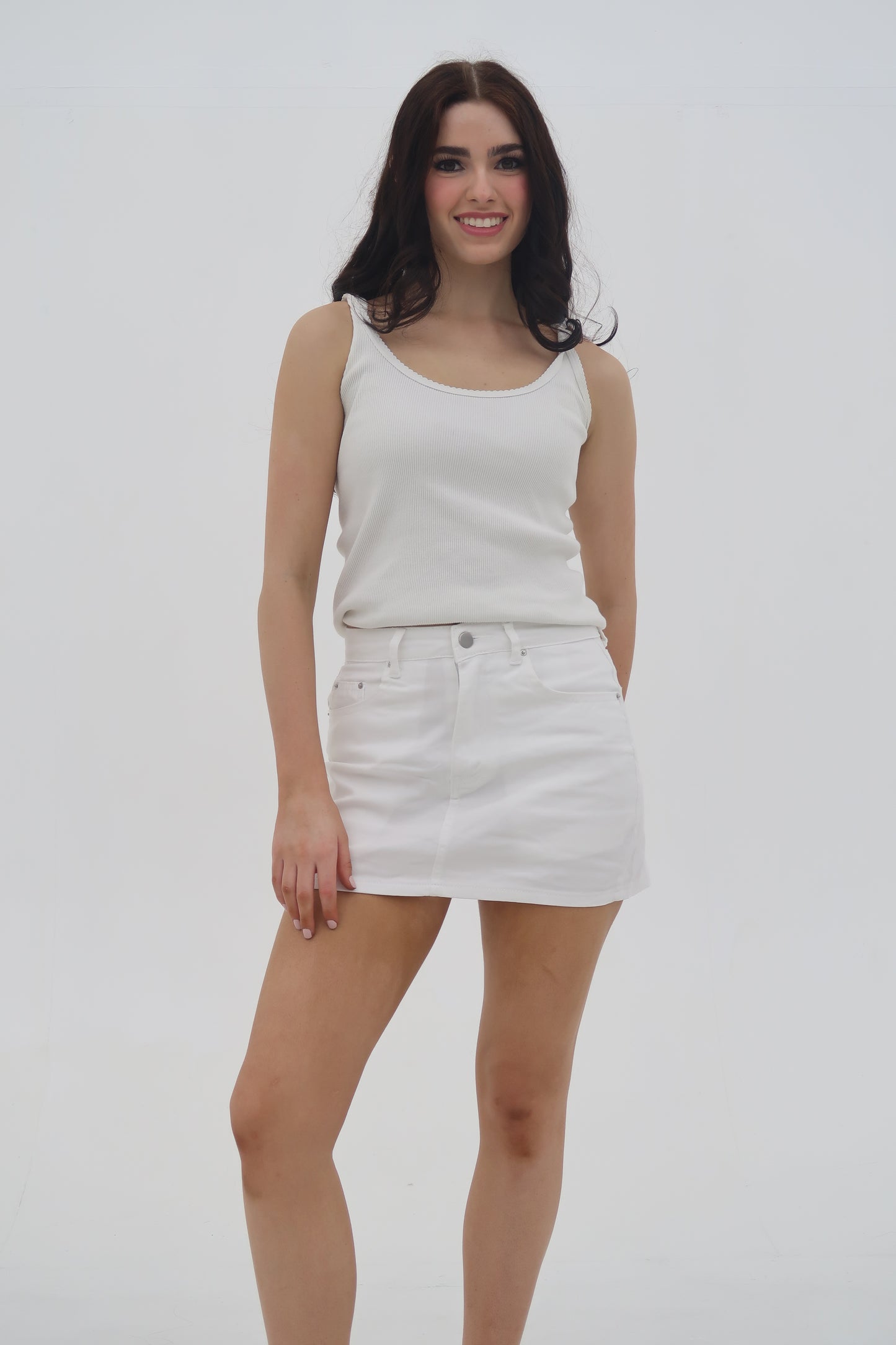 The Eloise: Denim Mini Skirt