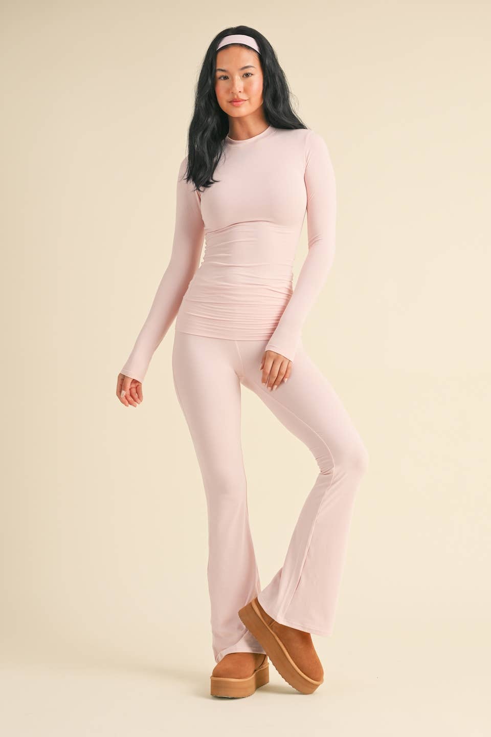 The Rosie: Long Sleeve Knit Jersey Top