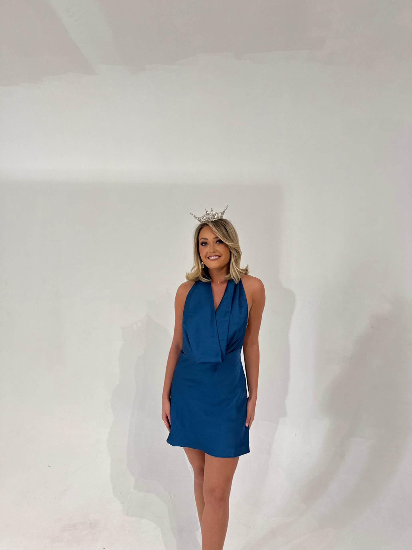 The Gianna: Cowl Neck Mini Dress