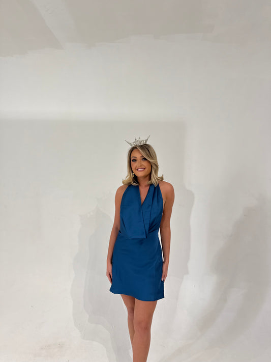 The Gianna: Cowl Neck Mini Dress