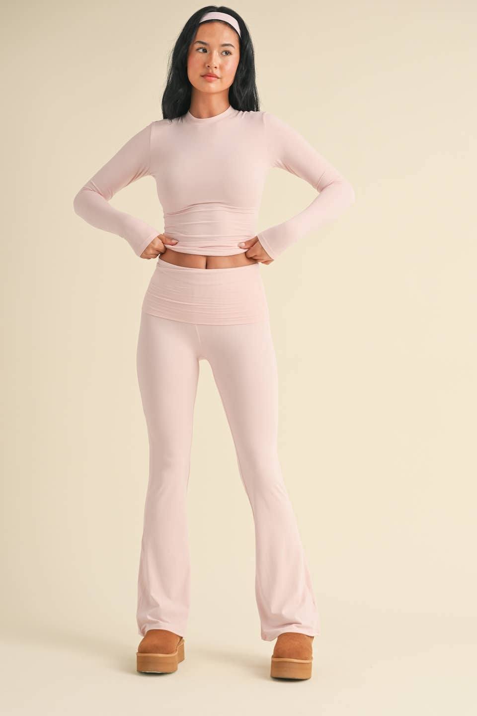 The Rosie: Long Sleeve Knit Jersey Top