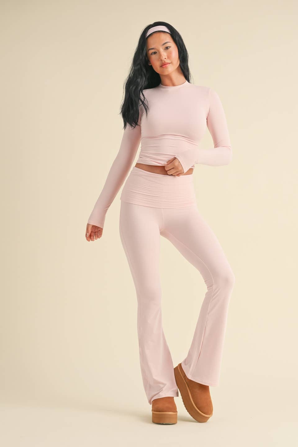 The Rosie: Long Sleeve Knit Jersey Top