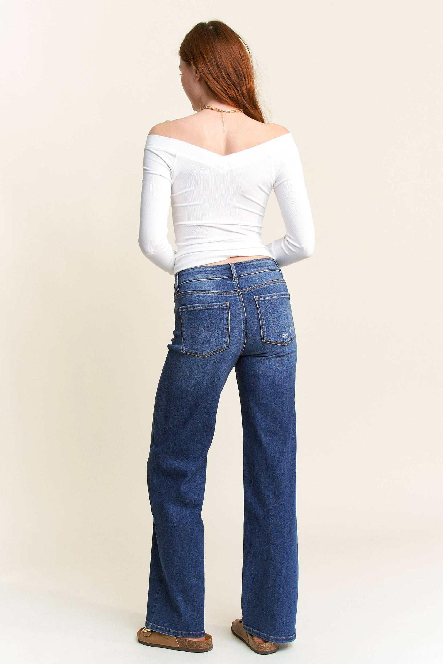 The Dakota Jean: High Rise Wide Leg Jeans