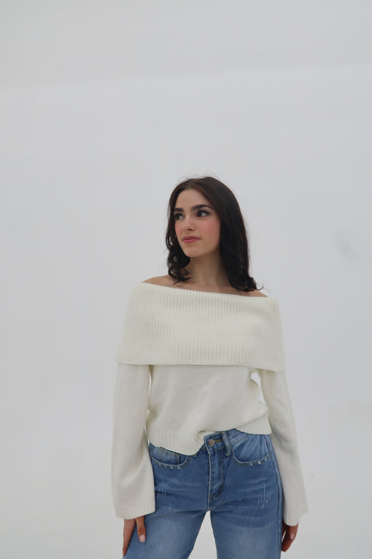 The Muse: Off-the Shoulder Sweater