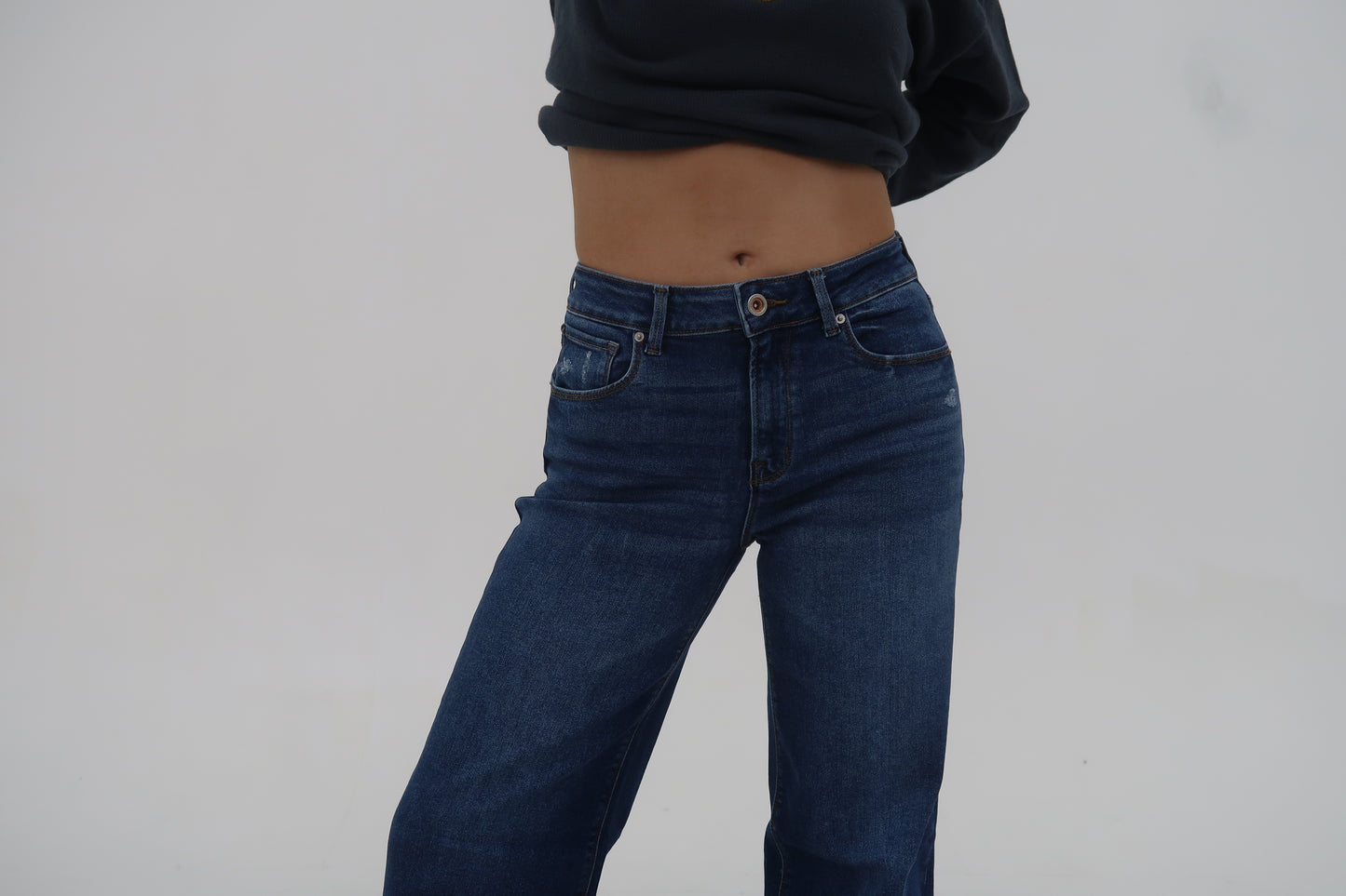 The Dakota Jean: High Rise Wide Leg Jeans