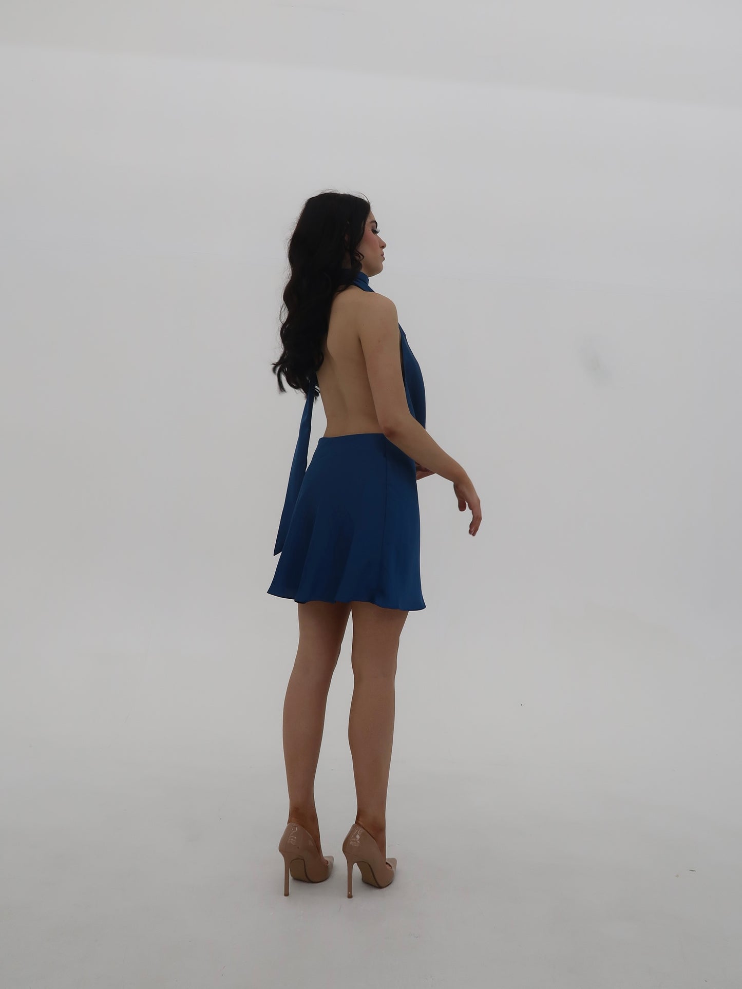 The Gianna: Cowl Neck Mini Dress