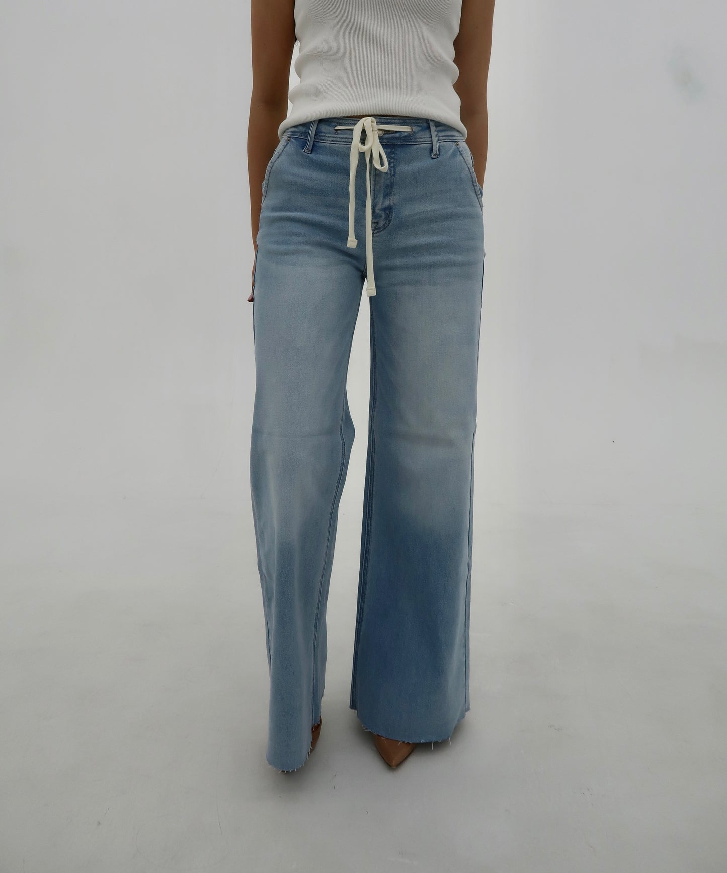 The Sydney Jean: Waist Cinch Tie