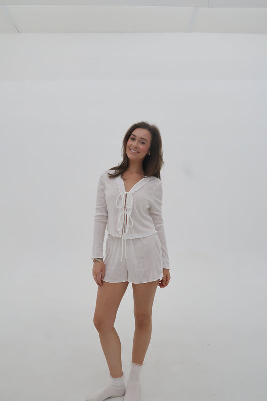 The Sophie: Ruffled Pajama Set