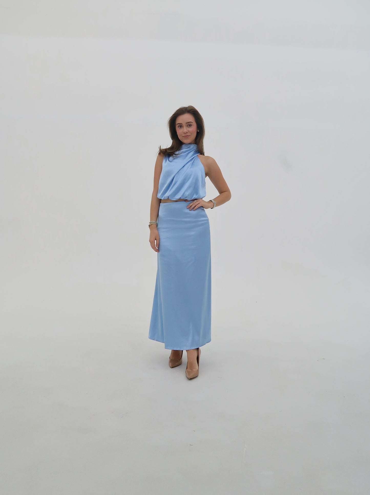 The Gabrielle: Sleeveless Maxi Set