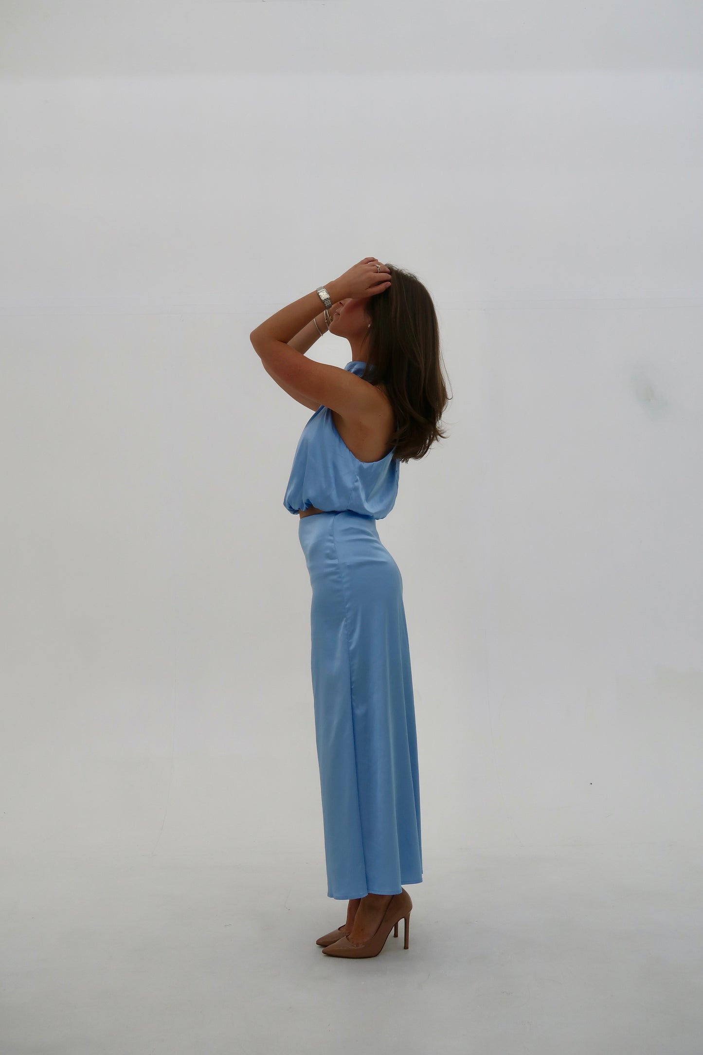 The Gabrielle: Sleeveless Maxi Set