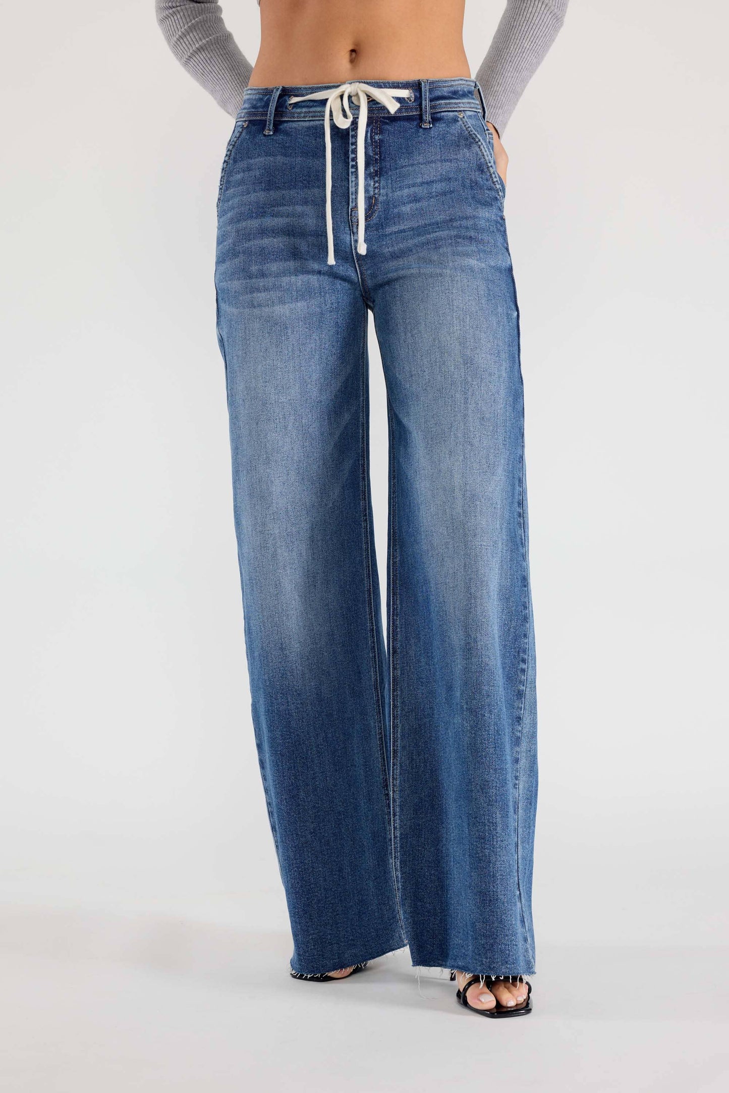 The Sydney Jean: Waist Cinch Tie