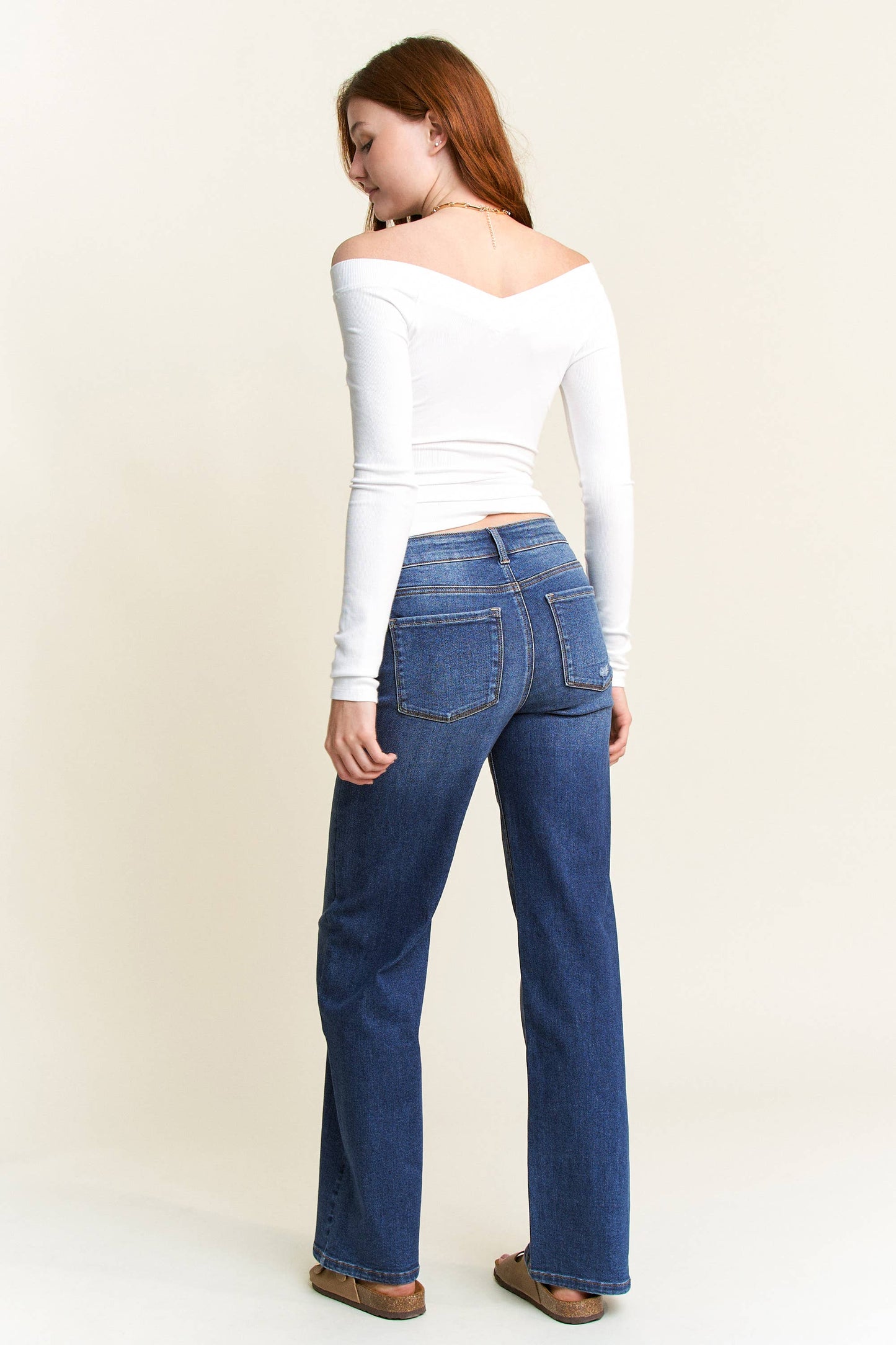 The Dakota Jean: High Rise Wide Leg Jeans